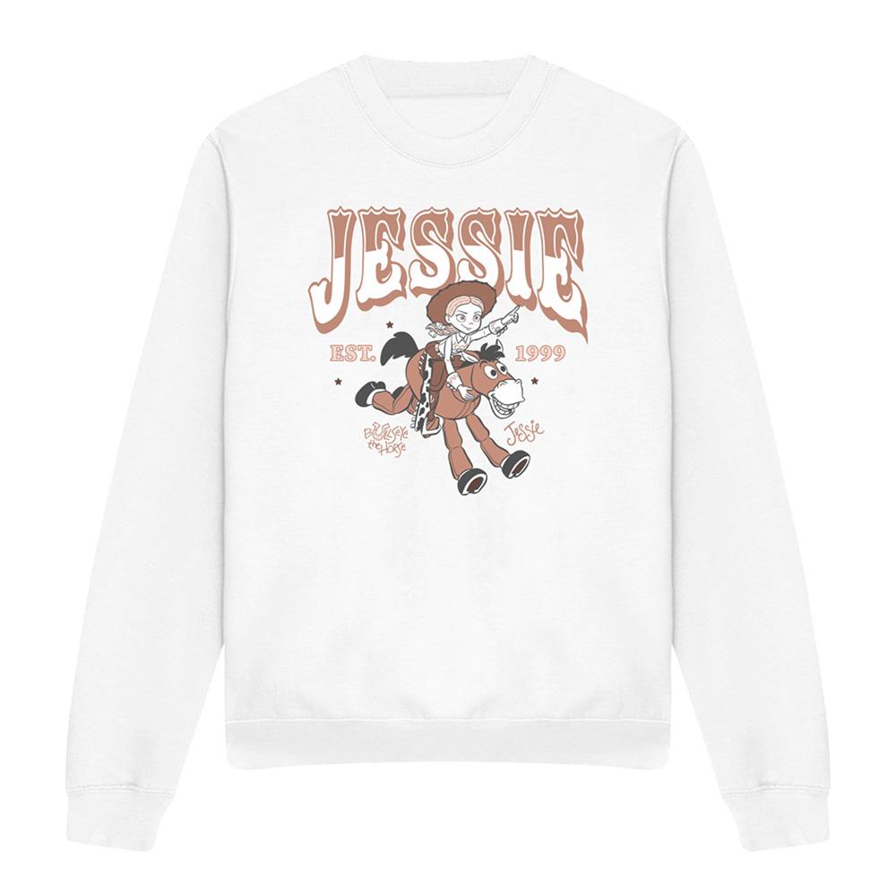 White - Front - Toy Story Unisex Adult Jessie Mono Sweatshirt