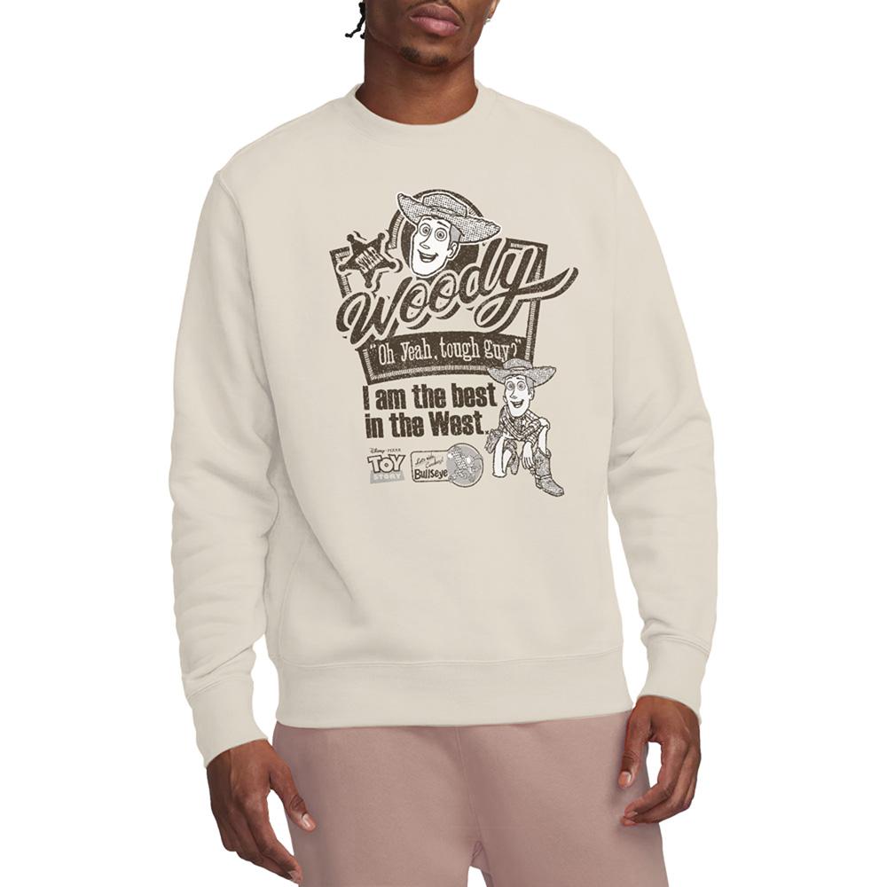 Natural - Back - Toy Story Unisex Adult Best In The West Woody Sweatshirt
