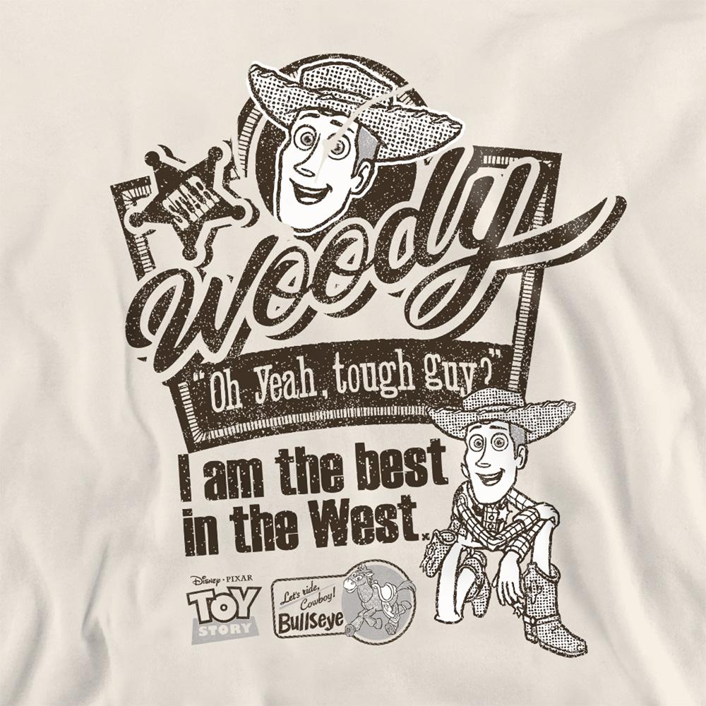 Natural - Side - Toy Story Unisex Adult Best In The West Woody Sweatshirt