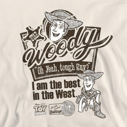 Natural - Side - Toy Story Unisex Adult Best In The West Woody Sweatshirt