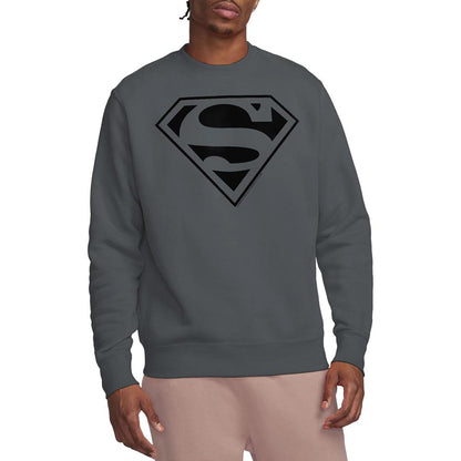 Charcoal - Back - Superman Unisex Adult Mono Sweatshirt