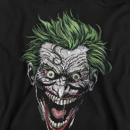 Black - Side - Batman Unisex Adult Joker Sweatshirt