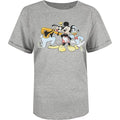Sports Grey - Front - Disney Womens-Ladies Mickeys Crew Heather T-Shirt
