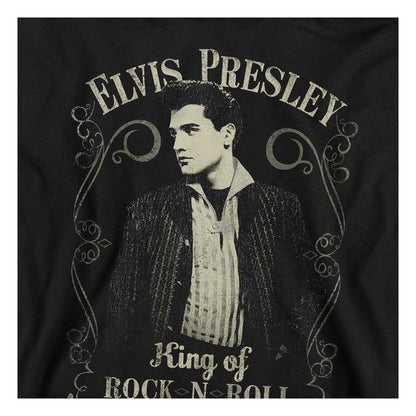 Black - Side - Elvis Presley Childrens-Kids Rock Legend Hoodie