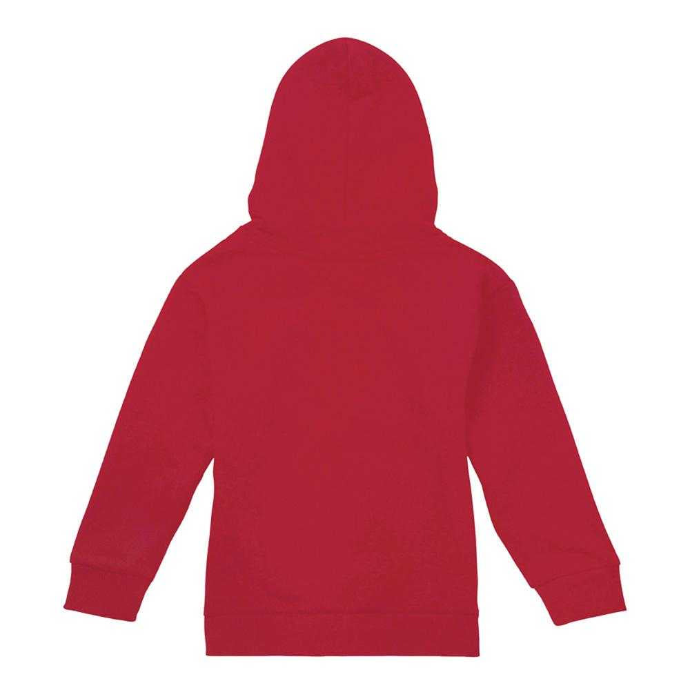 Red - Back - Elvis Presley Childrens-Kids Dancing Ugly Christmas Hoodie