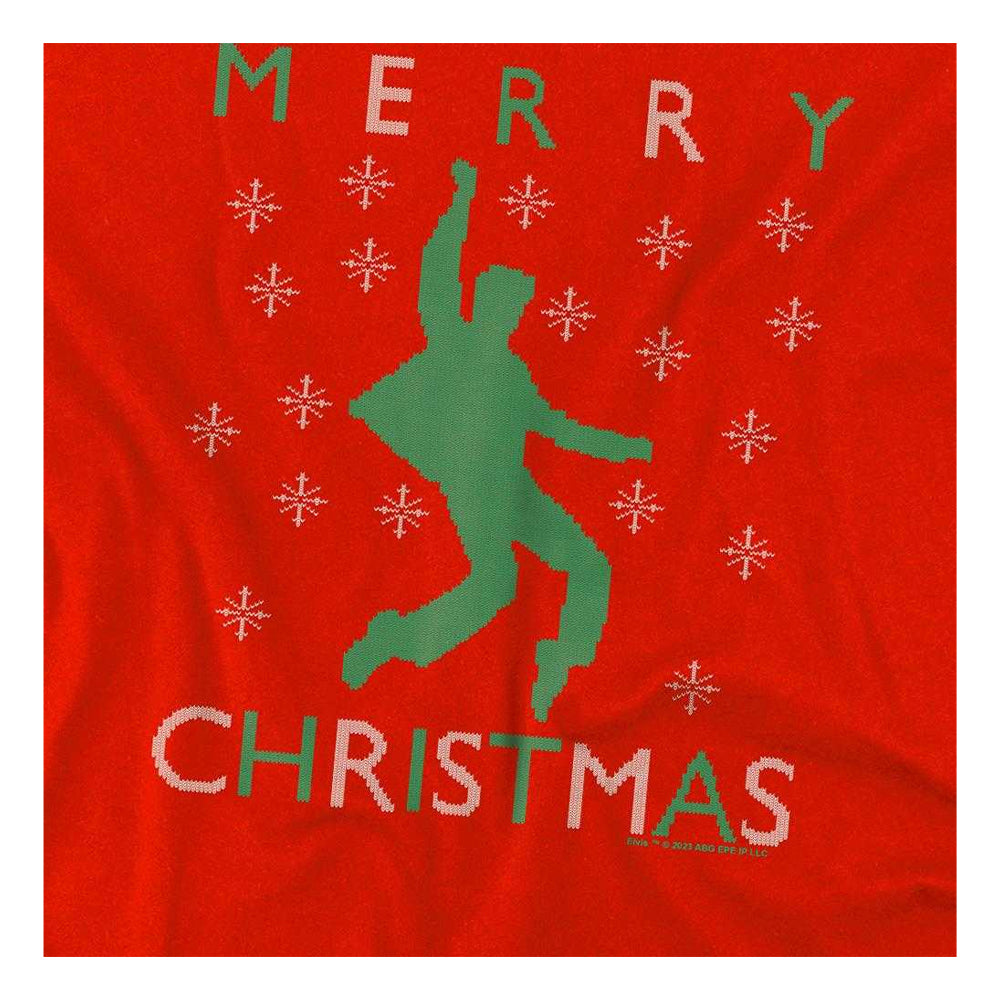Red - Side - Elvis Presley Childrens-Kids Dancing Ugly Christmas Hoodie
