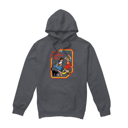 Charcoal - Front - Steven Rhodes Unisex Adult Let´s Sacrifice Toby Hoodie