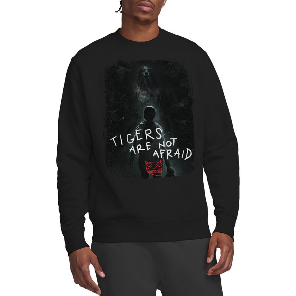 Black - Back - Tigers Are Not Afraid Unisex Adult Key Art Sweatshirt