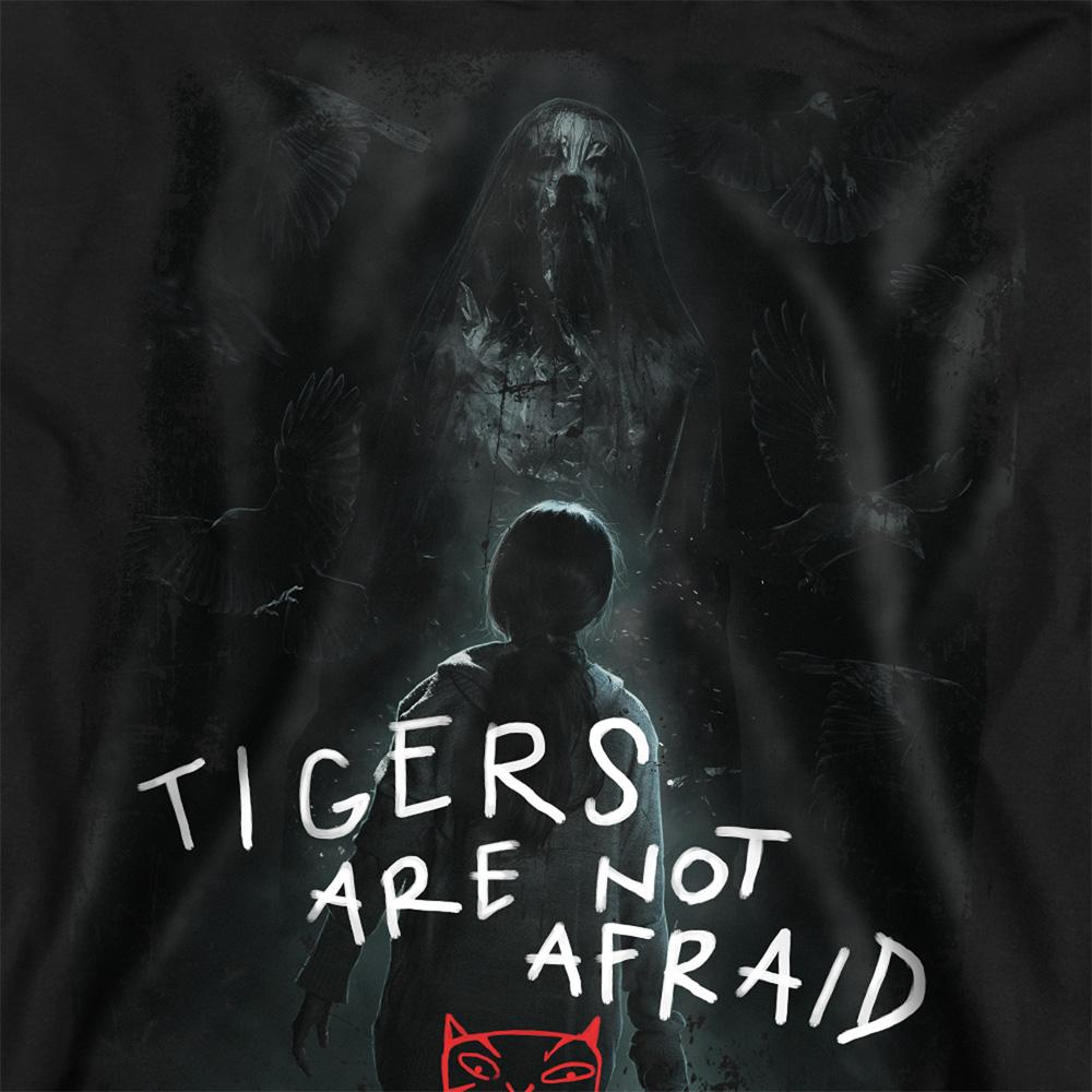 Black - Side - Tigers Are Not Afraid Unisex Adult Key Art Sweatshirt