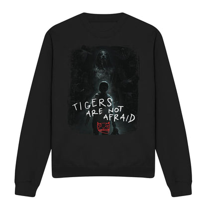 Black - Front - Tigers Are Not Afraid Unisex Adult Key Art Sweatshirt