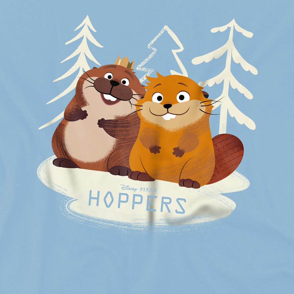 Light Blue - Back - Hoppers Childrens-Kids Mabel & King George Sweatshirt
