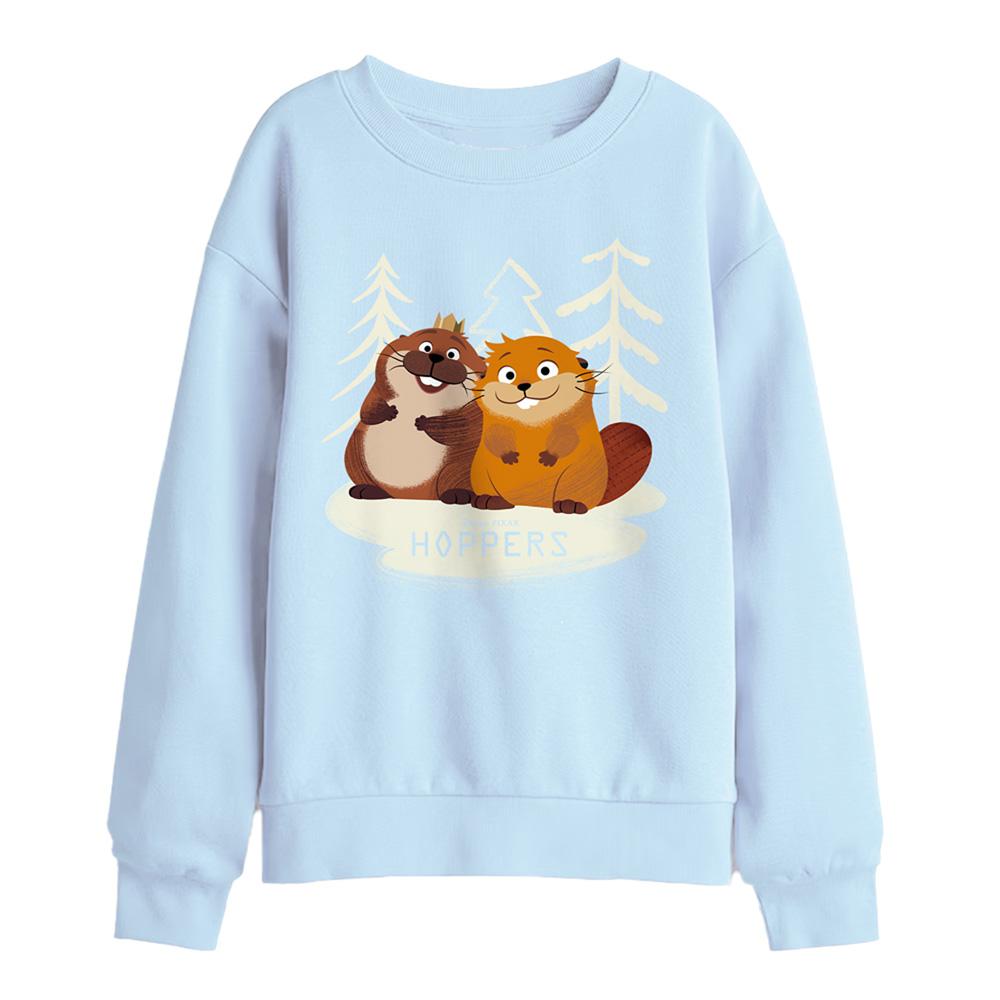 Light Blue - Front - Hoppers Childrens-Kids Mabel & King George Sweatshirt