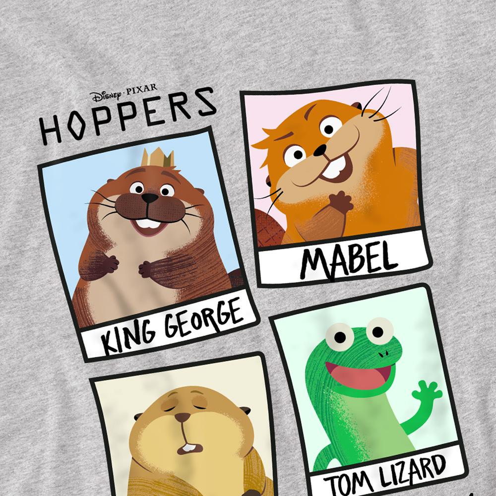 Athletic Heather - Back - Hoppers Childrens-Kids Pond Crew Photograph Sweatshirt