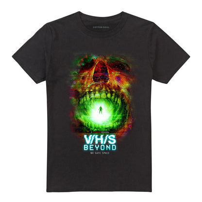 Black - Front - V-H-S Unisex Adult Beyond No Safe Space T-Shirt