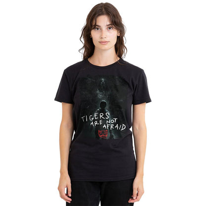 Black - Back - Tigers Are Not Afraid Womens-Ladies Key Art T-Shirt