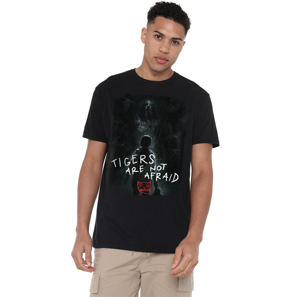 Black - Back - Tigers Are Not Afraid Unisex Adult Key Art T-Shirt