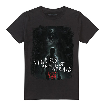 Black - Front - Tigers Are Not Afraid Unisex Adult Key Art T-Shirt