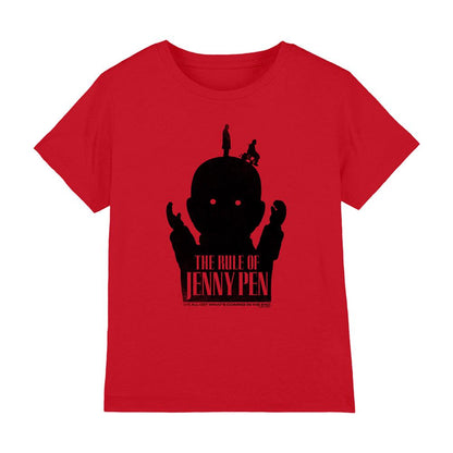 Red - Front - The Rule Of Jenny Penn Childrens-Kids Silhouette T-Shirt