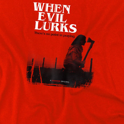 Red - Back - When Evil Lurks Childrens-Kids Key Art T-Shirt
