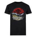 Black-Red-White - Front - Top Gun Mens Fighter Cotton T-Shirt