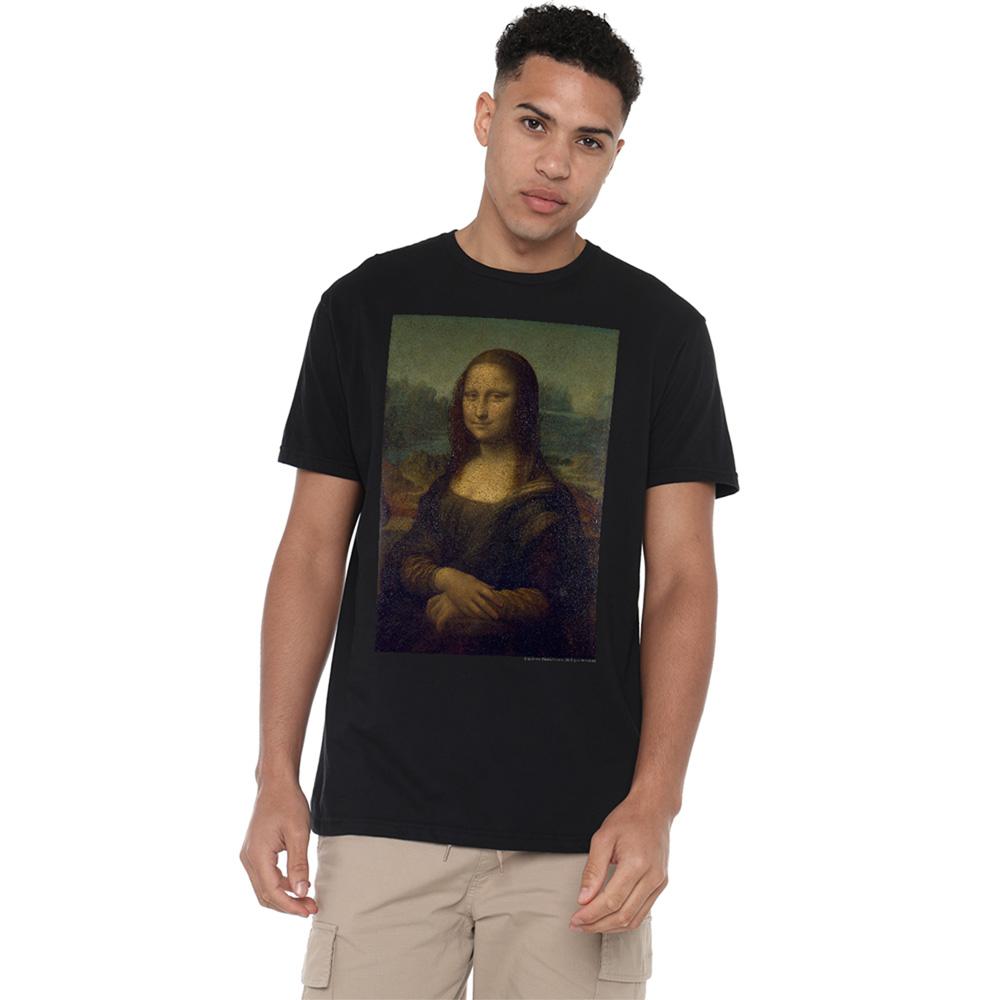 Black - Lifestyle - Leonardo Da Vincci Unisex Adult Mona Lisa T-Shirt