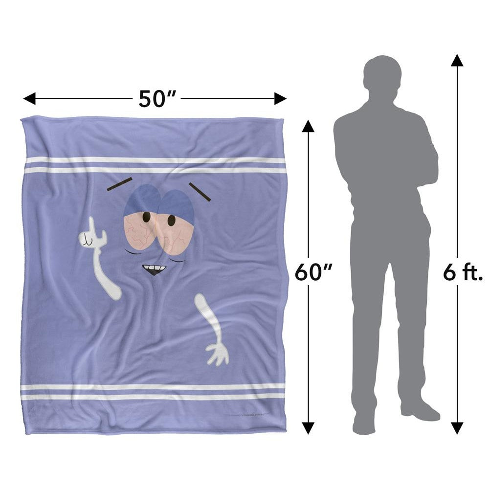 Multicoloured - Close up - South Park Silky Towelie Supersoft Blanket