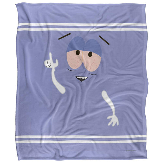 Multicoloured - Front - South Park Silky Towelie Supersoft Blanket