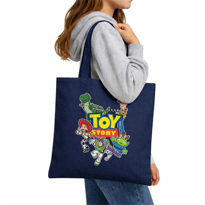 Navy - Lifestyle - Toy Story Characters Cut Out Tote Bag