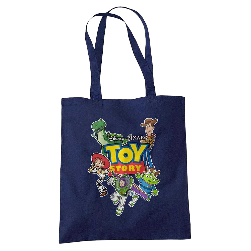 Navy - Front - Toy Story Characters Cut Out Tote Bag