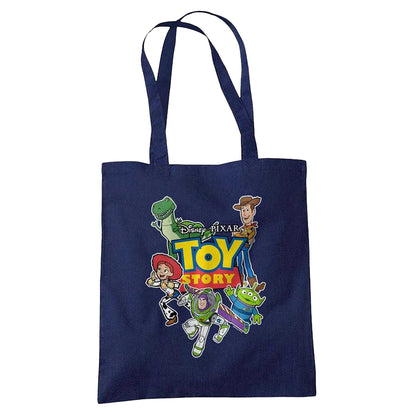 Navy - Front - Toy Story Characters Cut Out Tote Bag