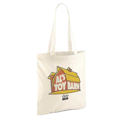Natural - Back - Toy Story 2 Al´s Toy Barn Logo Tote Bag