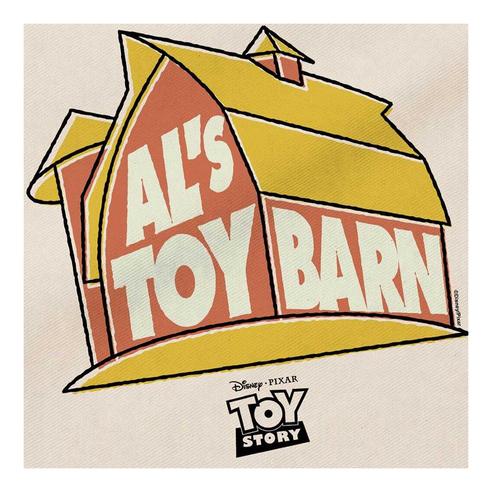 Natural - Side - Toy Story 2 Al´s Toy Barn Logo Tote Bag