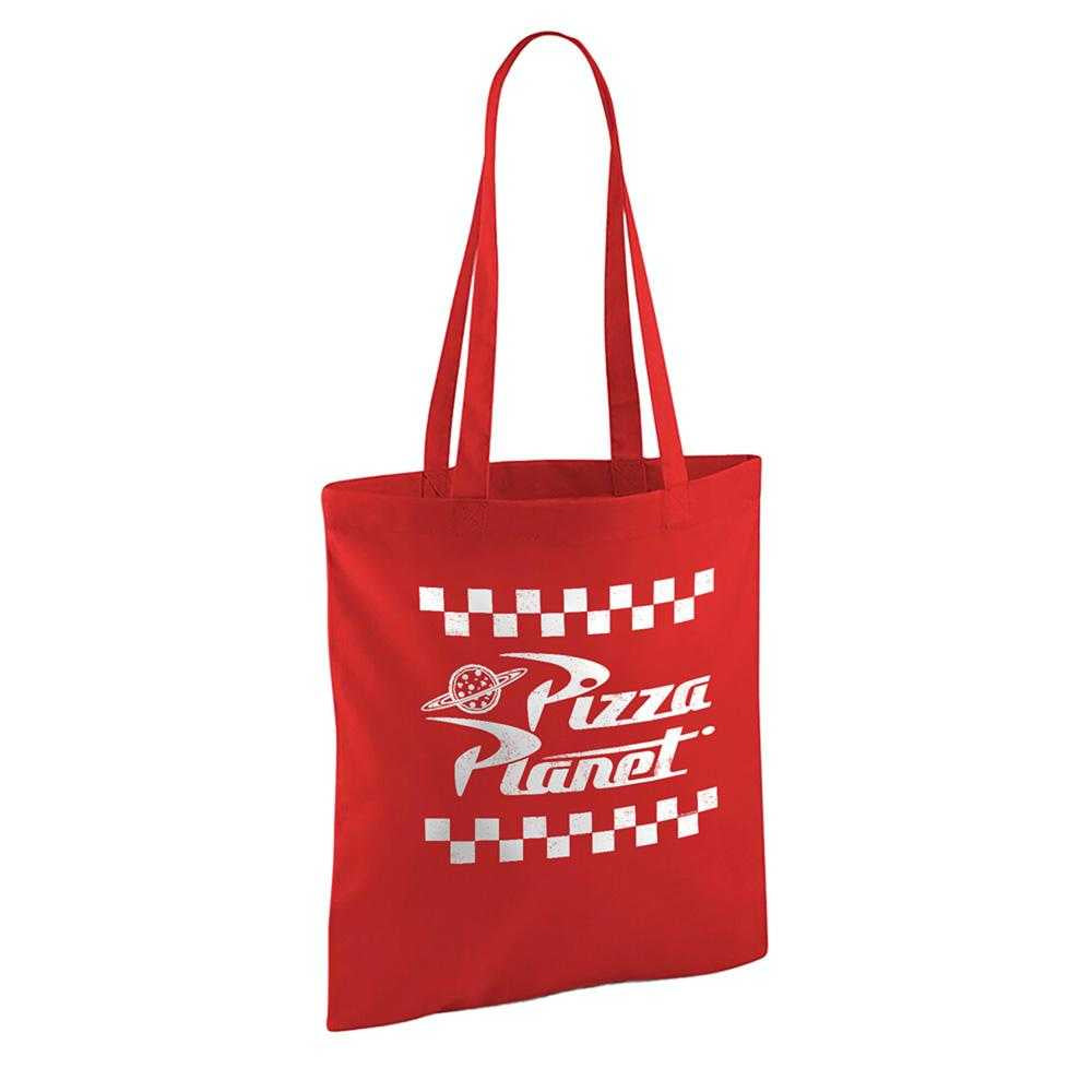 Red - Back - Toy Story Pizza Planet Takeaway Logo Tote Bag