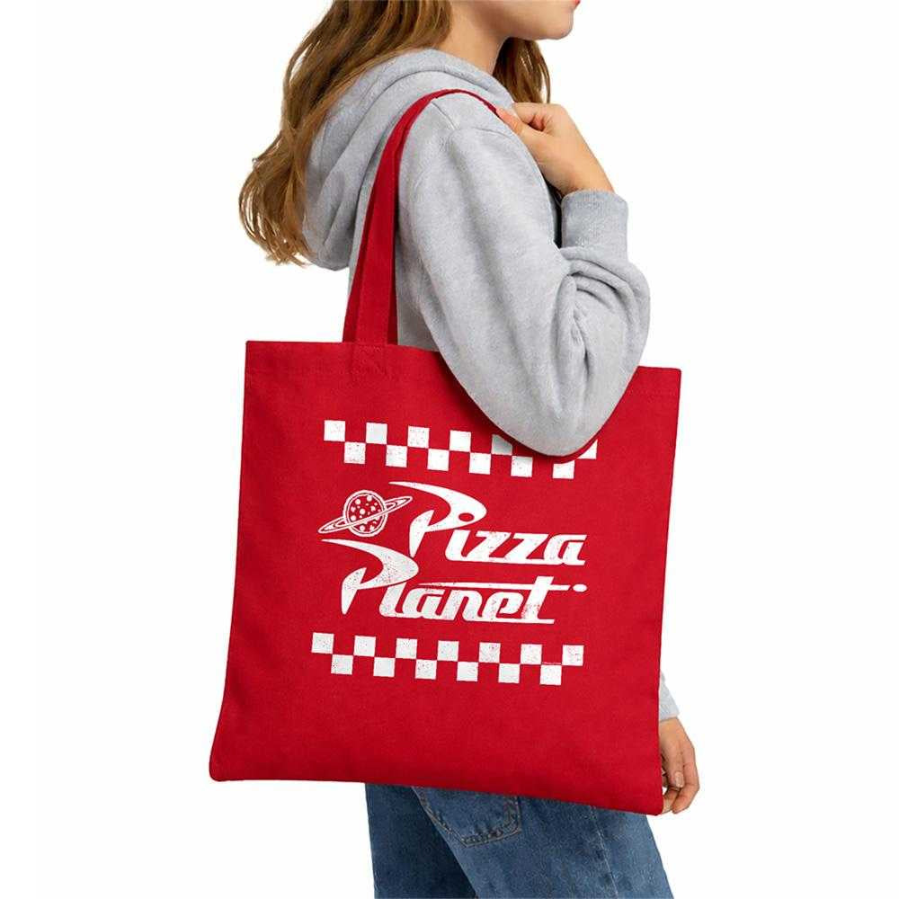 Red - Lifestyle - Toy Story Pizza Planet Takeaway Logo Tote Bag