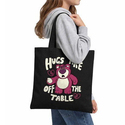 Black - Lifestyle - Toy Story 3 No Hugs Lotso Tote Bag