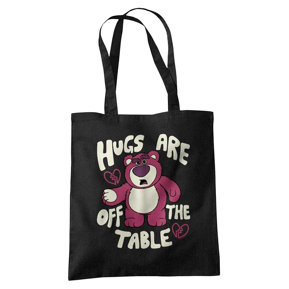 Black - Front - Toy Story 3 No Hugs Lotso Tote Bag