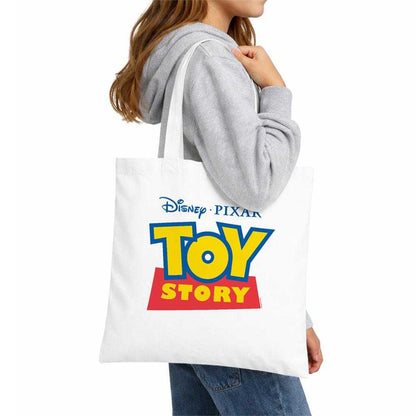 White - Lifestyle - Toy Story Classic Logo Reusable Tote Bag