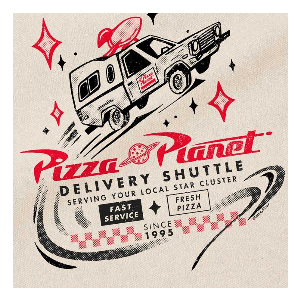 Natural - Side - Toy Story Pizza Planet Delivery Tote Bag
