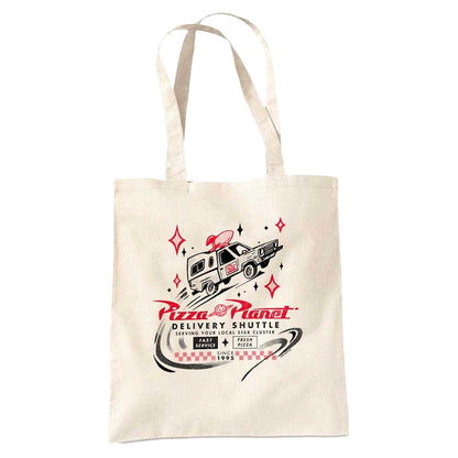 Natural - Front - Toy Story Pizza Planet Delivery Tote Bag