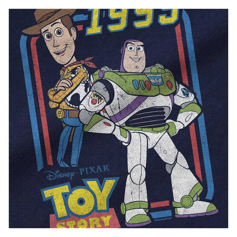 Navy - Side - Toy Story 1995 Woody & Buzz Lightyear Tote Bag