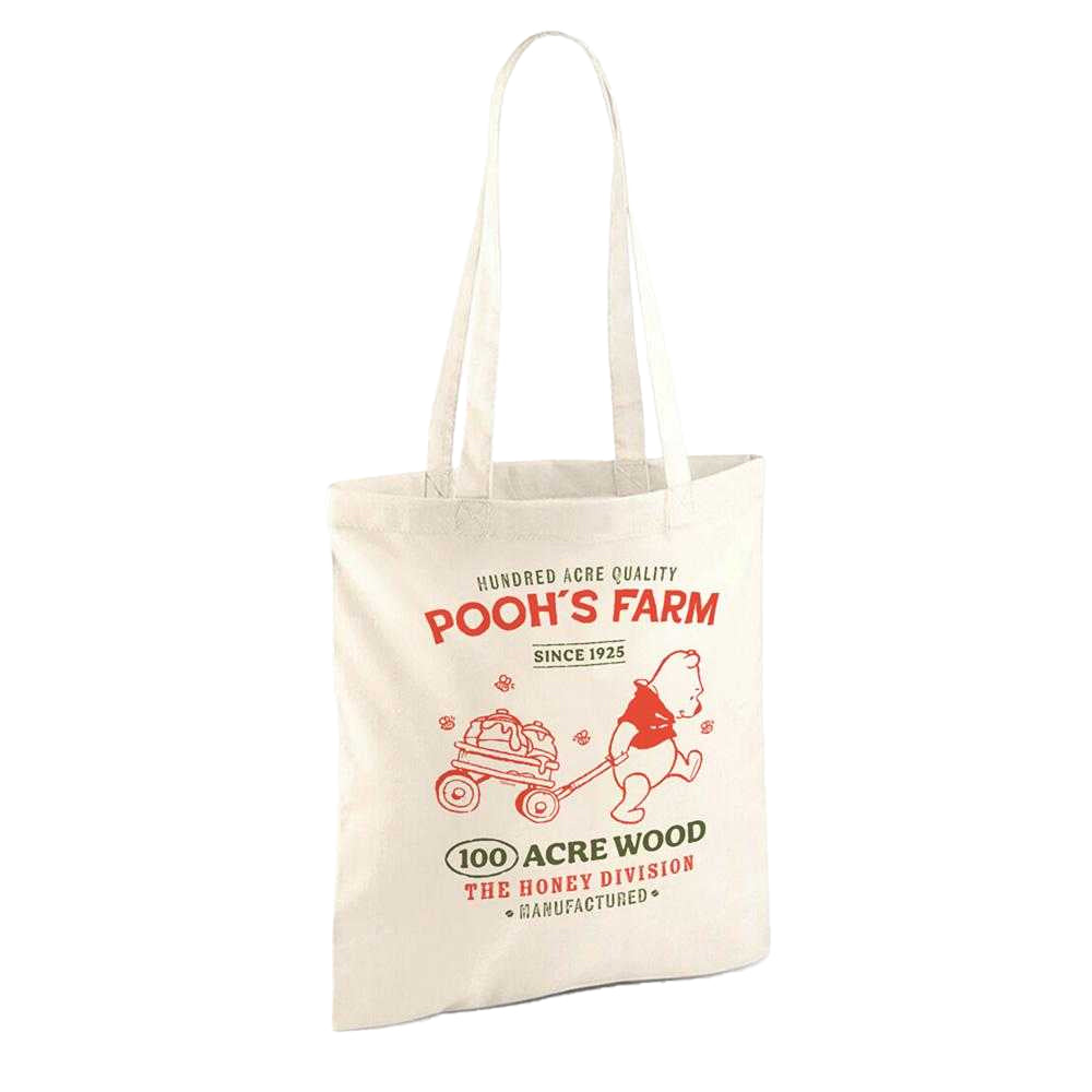 Natural - Back - Winnie the Pooh Pooh´S Farm Poster Tote Bag
