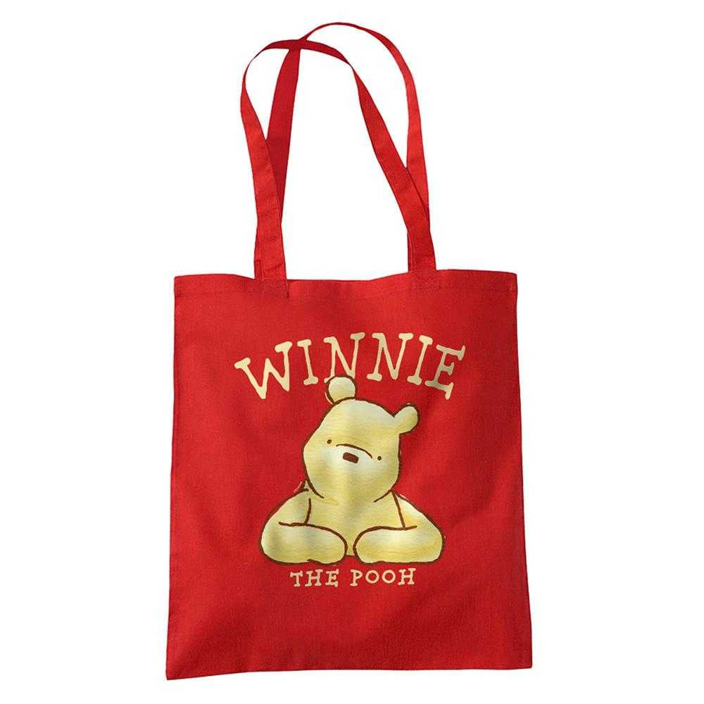 Red - Front - Winnie the Pooh Classic Head Tote Bag