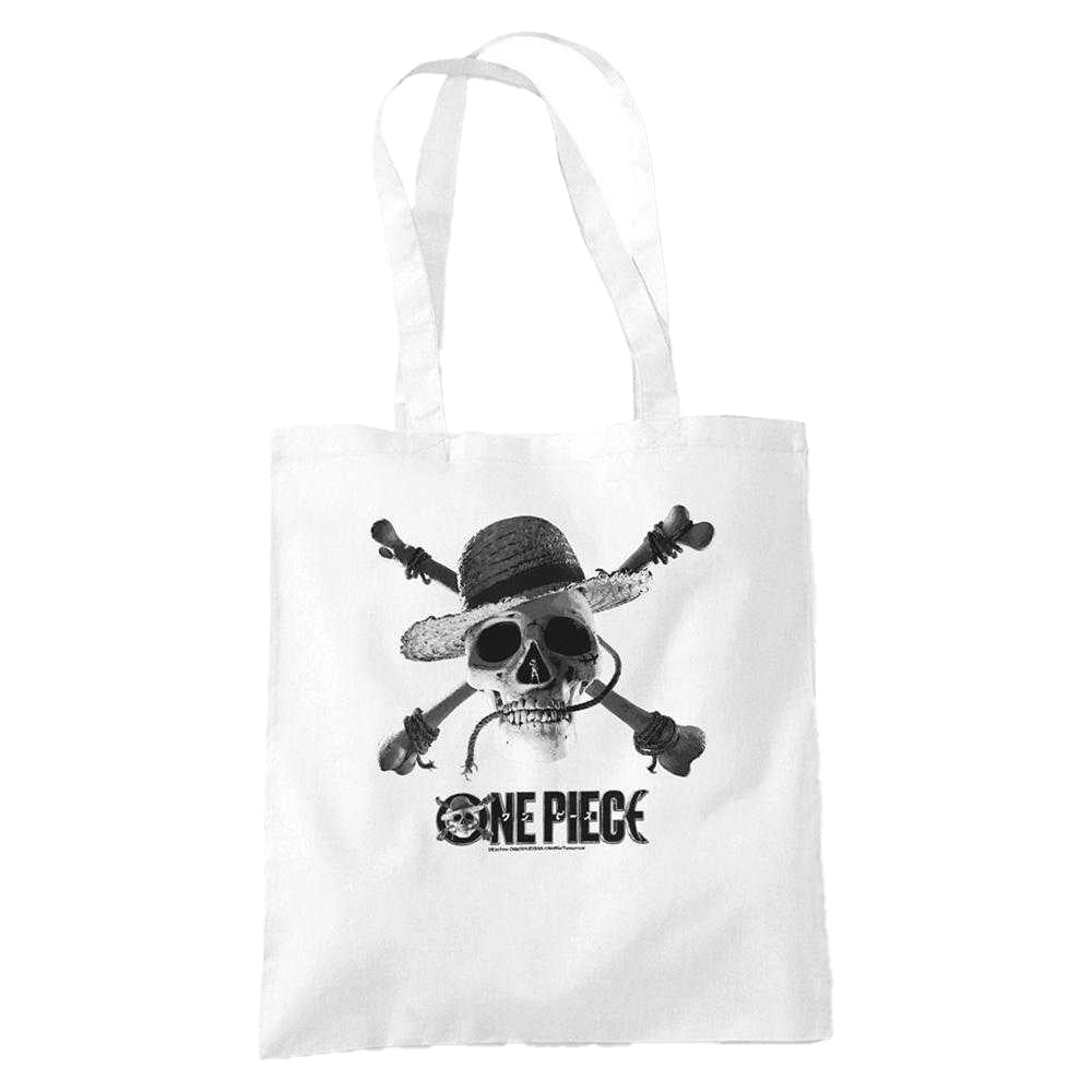 White - Front - One Piece Mono Logo Tote Bag