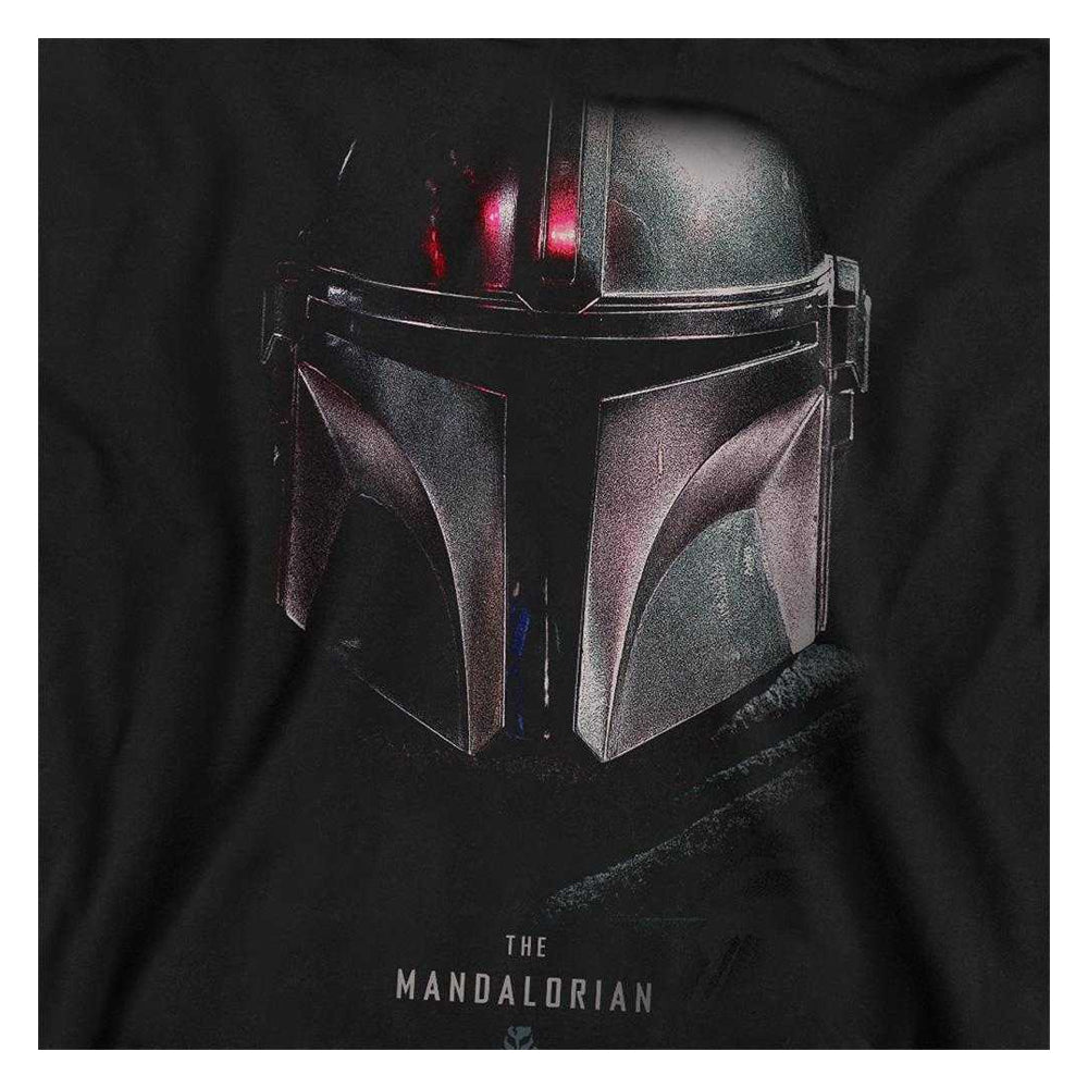 Black - Side - Star Wars: The Mandalorian Unisex Adult Shadow Sweatshirt