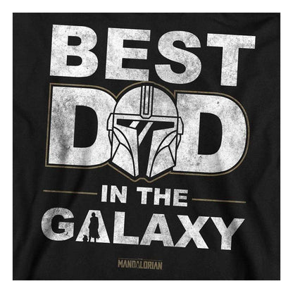 Black - Side - Star Wars: The Mandalorian Unisex Adult Best Dad In The Galaxy Sweatshirt