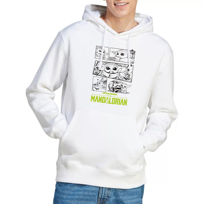 White - Lifestyle - Star Wars: The Mandalorian Unisex Adult Grogu Manga Hoodie