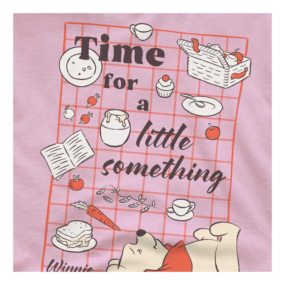 Pink - Side - Winnie the Pooh Unisex Adult Picnic T-Shirt