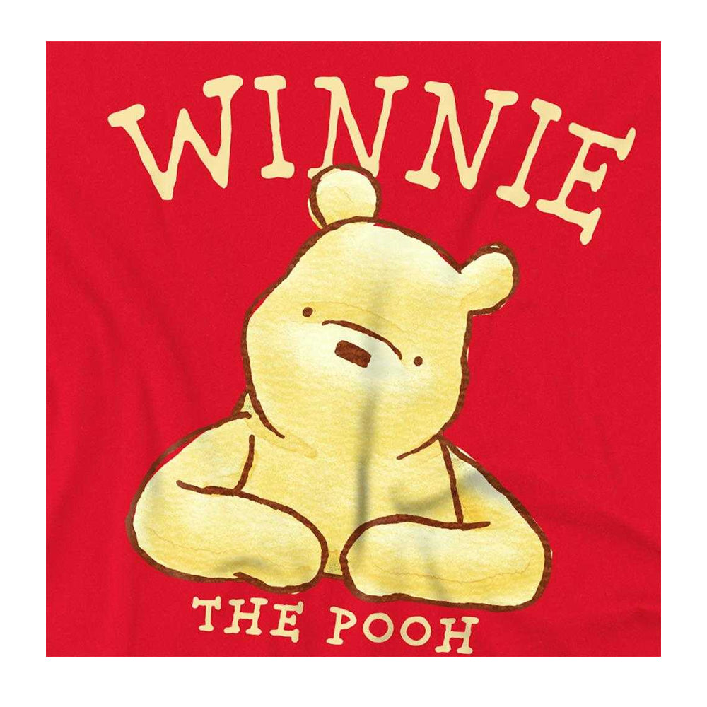 Red - Side - Winnie the Pooh Unisex Adult Classic Head T-Shirt