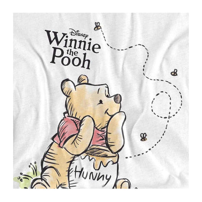 White - Side - Winnie the Pooh Unisex Adult Hunny Poster T-Shirt