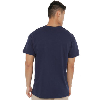 Navy - Pack Shot - Star Wars The Mandalorian Unisex Adult Best Dad In The Galaxy T-Shirt